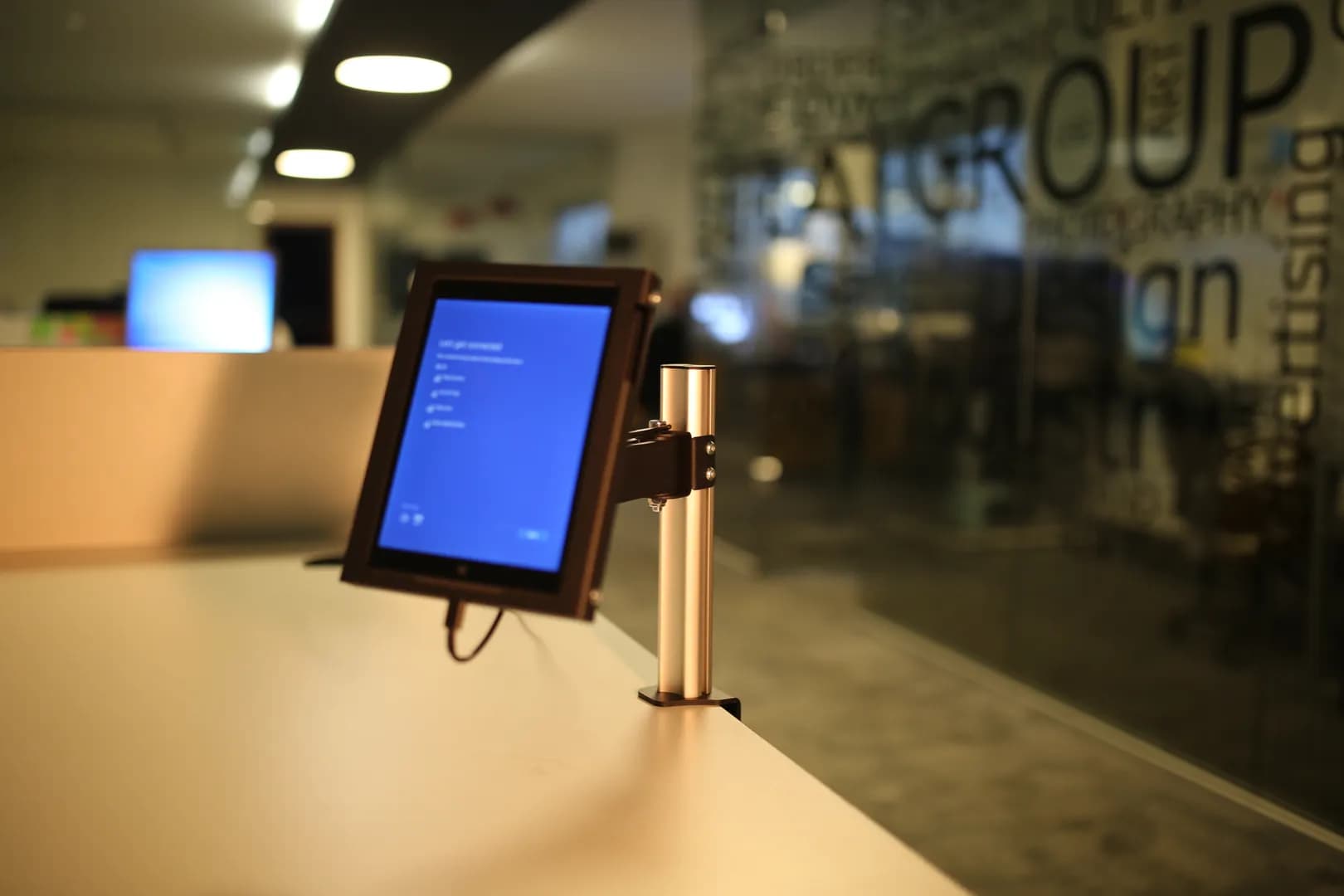 HUGO BOSS TABLET HOLDER